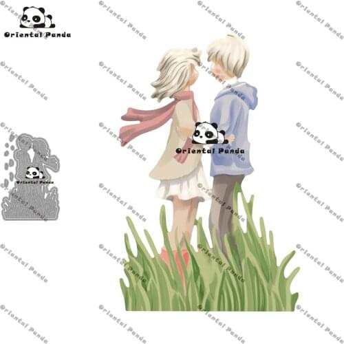 New Dies 2020 Camper Van Metal Lovers in the grass Dies photo album cutting dies Scrapbooking Stencil Die Cuts new dies