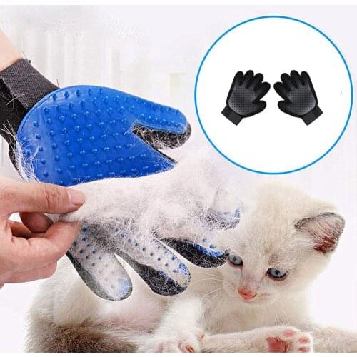 New Cat Glove Cat Grooming Glove Pet Brush Glove for Cat Dog Hair Remove Brush Dog Deshedding Cleaning Combs Massage Gloves