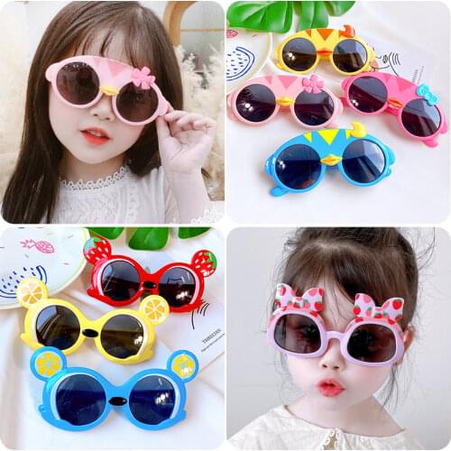 Children Cute Animal Cartoon Wings Outdoor Sunglasses Boy Girls Lovely Vintage Sunglasses Protection Classic Kids Sunglasses