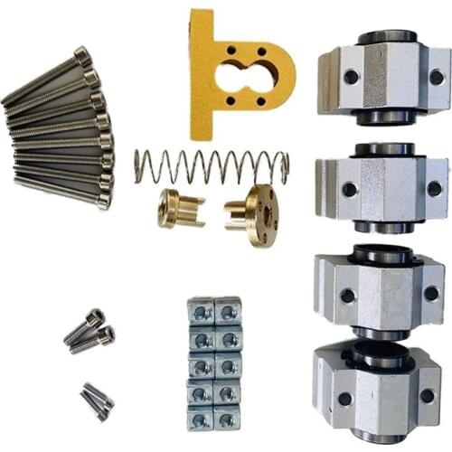 GTBL CNC3018PLUS SCV12VUU Bearing 12mm, 10mm for CNC3018 T8 Screw Lead 4mm Diameter 12mm for CNC Machine Xaxis Update