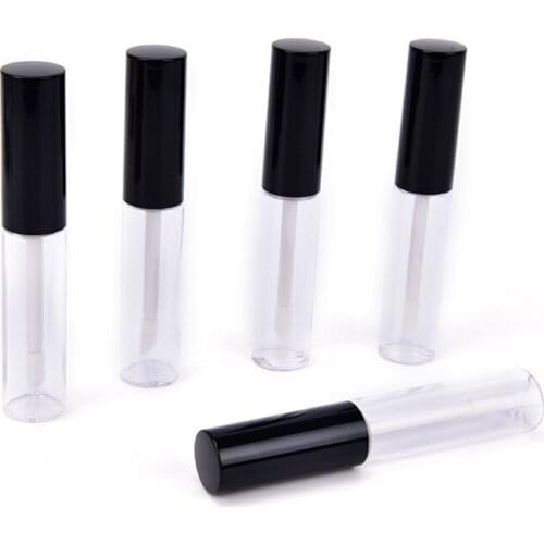 1PC 8ml Transparent Lipstick Tubes Square Slim Matte Lip Gloss Tubes Diy Lip Containers Bottle Empty Container Makeup Organizer