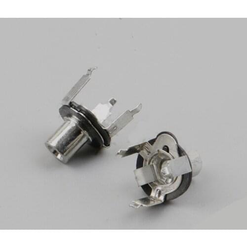 Power socket 3.5 headphone jack 3 foot pin 3.5MM socket female