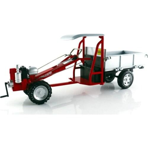 1:16 Scale Handheld Retro Tractor Farm Vehicle Engineering Vehicle Alloy Car Model Collectible Jewelry Boy Gift Hot Toys