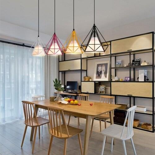 Nordic led stone pendant lights industrial lamp nordic lamp lumiere kitchen dining bar dining room light bedroom hanging lamp