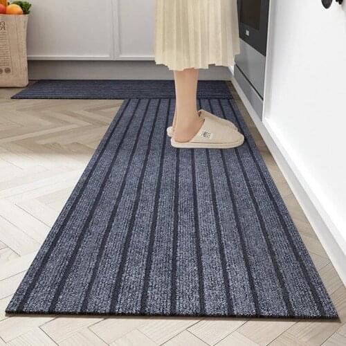 Simple Modern Mat Doormat for Kitchen Floor Carpet Balcony Bathroom Anti-Slip and Dirt-resistant Long Rug