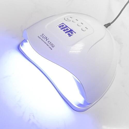 80/36W Nail Dryer UV LED Nail Lamp LEDs Lamp For Curing UV Gel Nail Polish With Sensor LCD Display Nail Lamp Tools 2 Colors