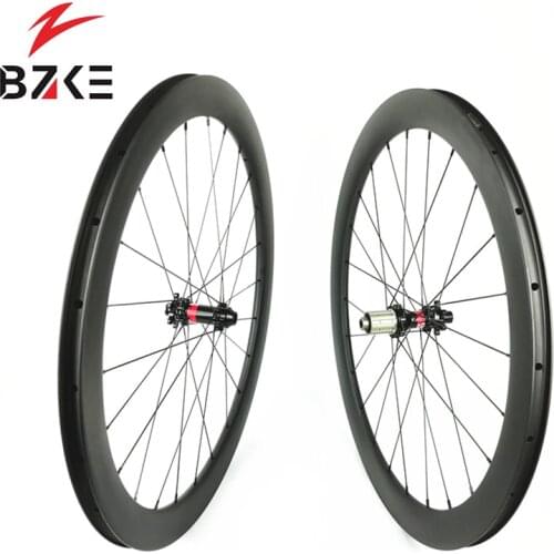 BZKE carbon wheels disc brake 650B carbon disc wheelset for road/CX/gravel 45mm depth 28mm wide carbon rim Tubeless center lock