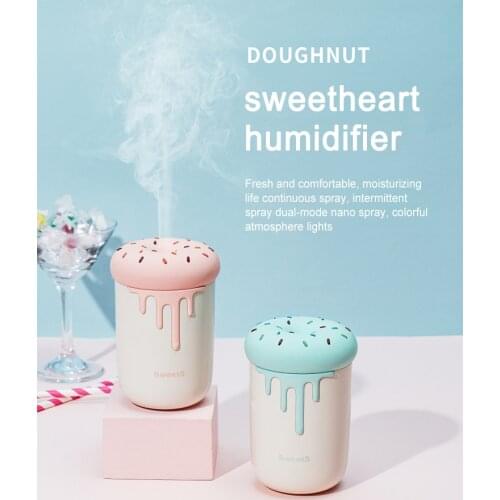 3LIFE Donut Humidifier Aromatherapy Air Humidifiers Diffuser For Home Ultrasonic Dampener Aroma Oil Essences Oils For Humidifier