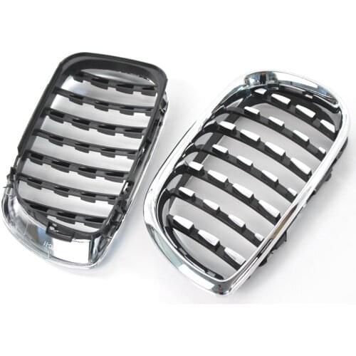 1 Pair Car Streamer Front Grille Racing Grille for BMW 3 Series E46 2002-2005 Auto Racing Grills Car Middle Grille Accessories
