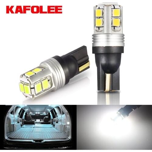 2x Non-polar Super Bright 600LM T10 W5W LED CANBUS 168 194 No Error Car LED Auto Clearance Door Reading License Plate Lamp Bulbs