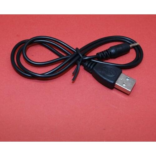 ChengHaoRan 1 Piece 2.5*0.7mm DC 5V USB 2.0 A to Barrel Connector Jack Power Cable,Length 0.7m MA-031