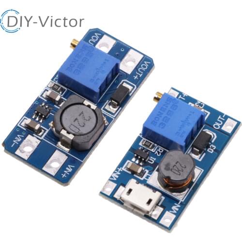 MT3608 DC-DC Boost module 2a boost pressure plate micro 2A Max DC-DC Step Up Power Apply Module Booster Power Module For Arduino