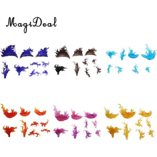 MagiDeal DIY Burning Flame Effect Action Figure Display Stand for Gundam Anime TV Movie Lovers Home Table Ornament Toy
