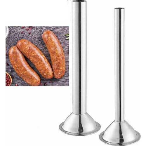 Sausage Stuffer Kit Attachment Stuffing Tubes fits Kitchenaid Food Grinder 2PCS