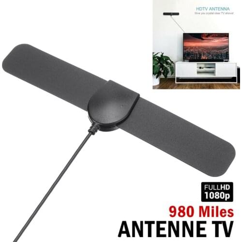 Indoor Digital TV Antenna Amplifier Aerial 980 mile 1080P HD Indoor Universal TV Antenna Amplifier Aerial Indoor HDTV