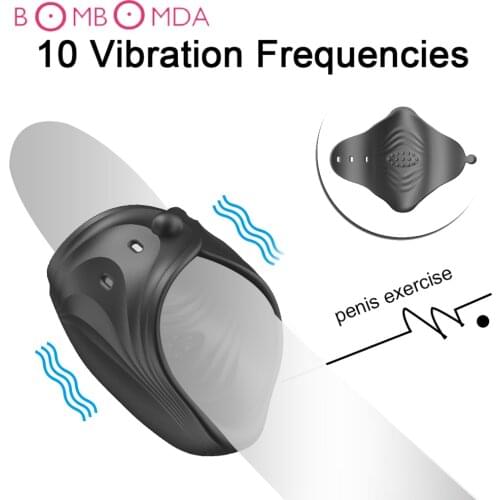 10 Modes Male Masturbator Vibrator Sex Toys for Men Penis Delay Trainer Automatic Oral Climax Sex Glans Stimulate Sex Shop