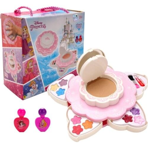 New Kids Makeup Kit Girls Kids Pretend Play Toy Makeup Set Frozen Toys For GirlsReal Makeup Cosmetic Beauty Set Toys Gift