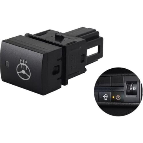 Car Steering wheel heating Switch Yellow With Wire for Nissan interior car Button Switch heater seat parts