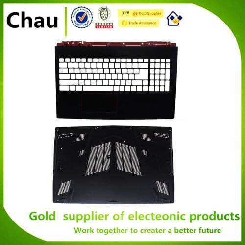 New For MSI GE63 GE63VR MS-16P1 MS-16P5 Laptop 95% Upper Case Palmrest Cover/ 100% New Bottom Base Case Lower Cover