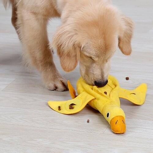 Pet Plush Toys Dog Sniffing Toys Vocal Toys Molar Teeth Leakage Food IQ Training Slippers Magic Snail Pineapple Duck