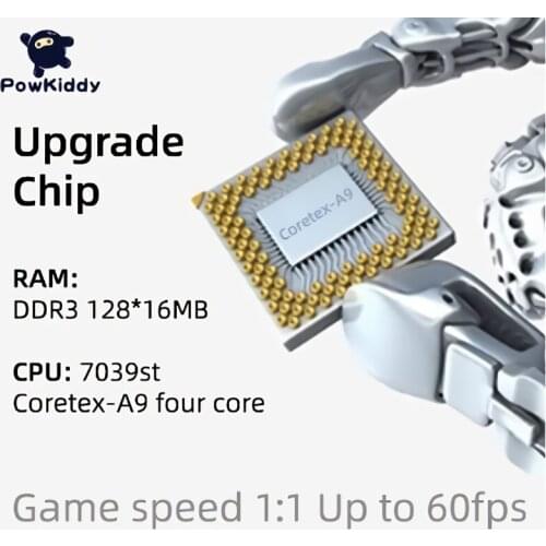 POWKIDDY PAP1 32 Bit Retro Game Consolas Built In 5200 Games PS1 Family TV Mini Game Box 4K HD Out Retro Video Game Consoles