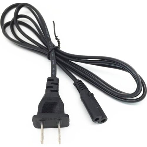 EU/US Plug 2-Prong AC Power Cord Cable Lead FOR Samsung Logic Panasonic DVD Player