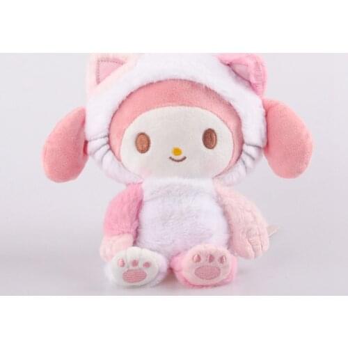 Cute pink Melodl Cinnamorol Plush Toys Stuffed Animal Soft Doll Kids Birthday Gift Cartoon Anime