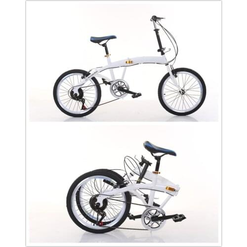 Adult 20 Inch Foldable Bicycle Easy Installation Folding Bike Men Women Variable Speed Bicycle Portable Bike For Students