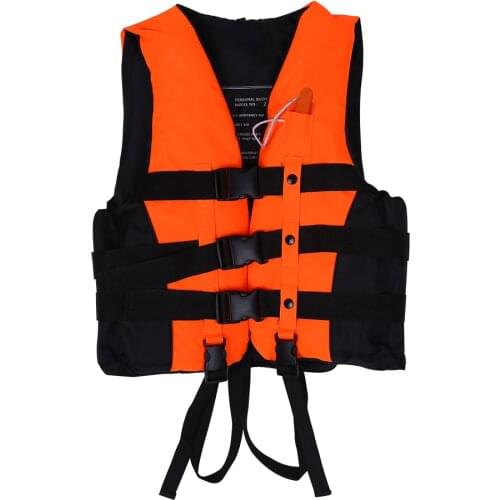 Swimming Boating Ski Drifting Life Vest with Whistle S - XXL Sizes Water Sports Man kids Jacket Polyester Adult Life Vest Jacket
