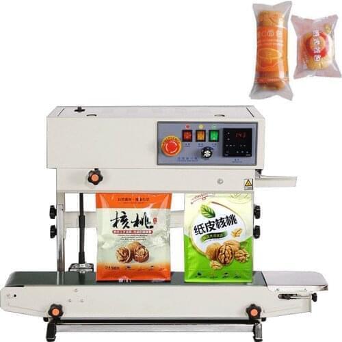 Vertical Continuous Sealing Machine Commercial Automatic Plastic Film Rice Bag Continuous Sealing Machine