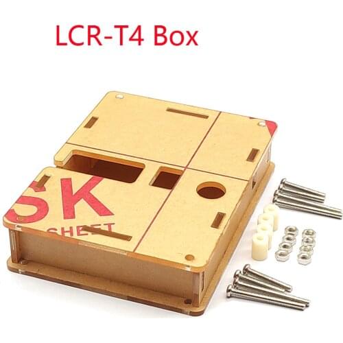 Transparent Acrylic Case Shell Box For LCR-T4 ESR Transistor Tester Capacitance