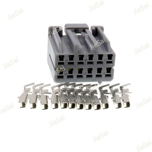 12 Pin 917978-6 Automotive Wiring Cable Connector Female Socket For Motor Cars