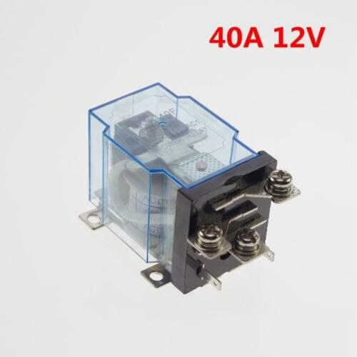 12VDC 40A SPDT Power Relay Motor Control Silver Alloy x 1