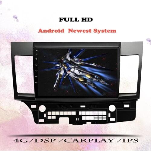 2Din Android 10.0 Car Multimedia Player for Lancer x 2007-2018 Radio GPS Navigation Bluetooth 4G Wifi Mirrorlink DVD Head Unit