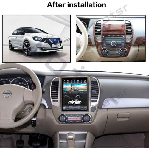 64G Android9 Tesla style Car GPS Navi multimedia For NISSAN SYLPHY 2005-2012 car auto stereo radio tape recorder No DVD headunit