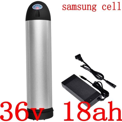 36V 18AH Electric Bicycle battery 36v 12ah 15ah 18ah Lithium battery use samsung cell for 36V 250W 350W 500W 1000W ebike motor
