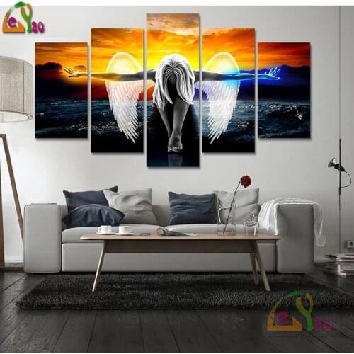 Diamond Embroidery Mosaic 5 Pieces Animals Cows Home Decor 5d Diy Diamond Painting Cross Stitch Mosaic Rhinestone Home Decor