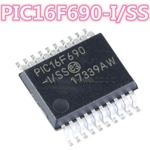 Free shipping: 10PCS-50PCS PIC16F690-I/SS PIC16F690 16F690-I/SS 16F690 SSOP-20 microcontroller/8-bit chip