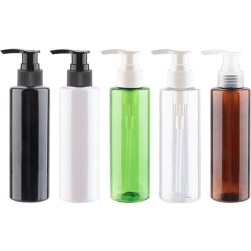 150ml Colored Empty Plastic Containers High Quality PET Lotion Pump Bottles Used For Shampoo Body Cream Shower Gel Liqiud Soap