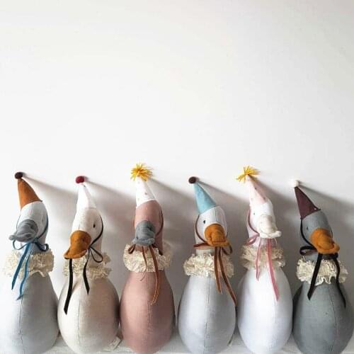 Baby Toy Pillow Animal Duck Doll Toy Kids Sleeping Back Cushion Cute Baby Accompany Doll Xmas Gift Childrens Room Wall Hangings