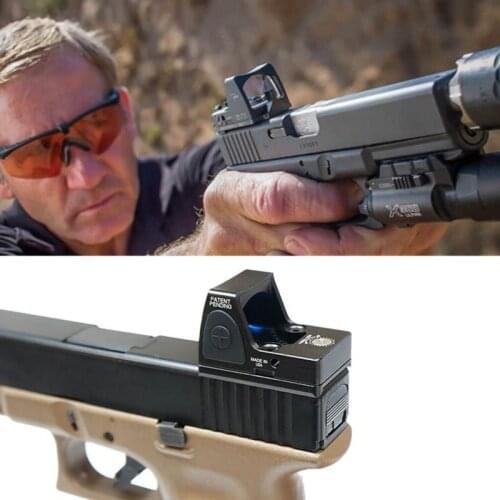 Glock Sight Micro Red Dot RMR Collimator Scope Airsoft Sight With Glock Universal Mount Airsoft Hunting Rifle Mini Optical Sight