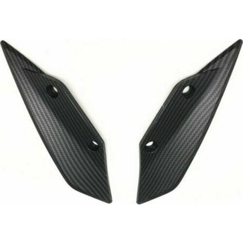 Carbon Fiber Pattern Matte Front Spoiler Winglets Fairing for BMW S1000RR 2015-2018