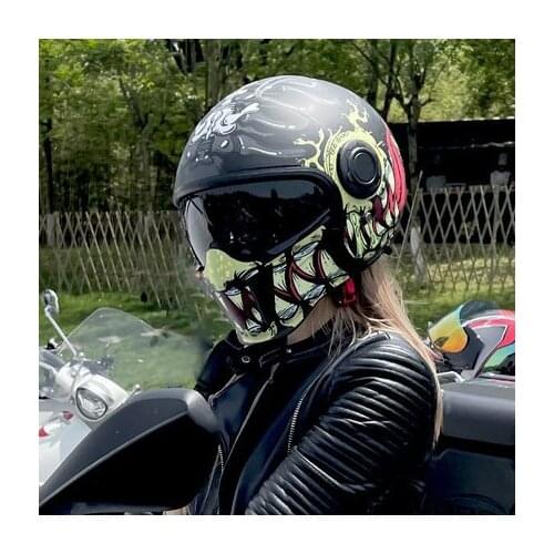 Motorcycle Helmet Modular Dual Visors Double Lens Motorcross Helmet Open Full Face Motocross Helmet for man women casco moto