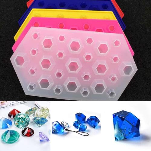 NOT AS LONG DIY big diamond ice cube mold ice tray mold silicone resin mold food grade silicone mirror creative household items