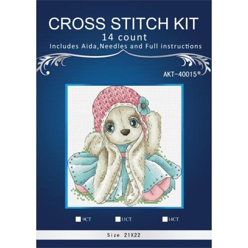 Oneroom Needlework,DIY Cross Stitch,Sets For Embroidery kits,14CT&16CT,Owl Rabbit 9