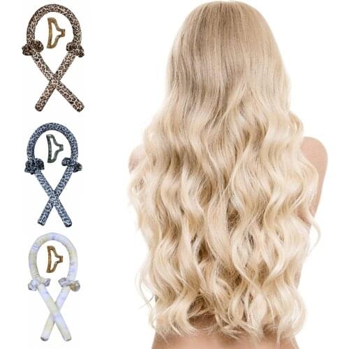 Heatless Hair Curling Rod No Heat Curls Hair Roller Sleeping Headband Hair Curlers DIY Hair Styling Hairdressing Tools Waver
