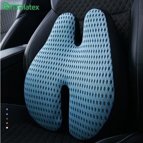 Purenlatex Chair Cushion Memory Foam Waist Cushion Support Lumbar Back Cushion Protect Spine Seat Car Mat Slow Rebound Pressure