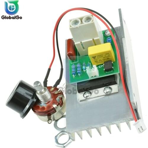 AC 220V 10000W SCR Voltage Regulator Speed Control Dimming Dimmers Thermostat AC Motor Voltage Regulator