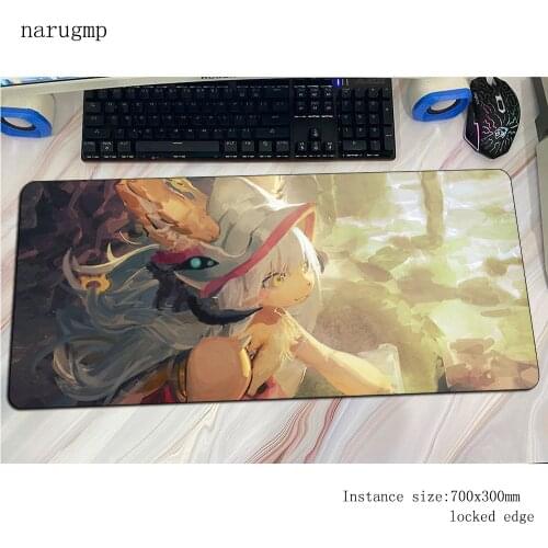 Made in Abyss padmouse best seller gaming mousepad game 700x300mm mouse pad gamer computer desk large mat notbook mousemat pc