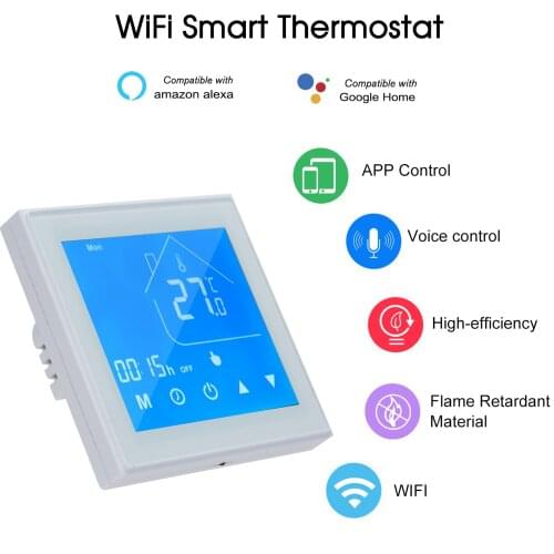Smart WiFi Thermostat Programmable Tuya APP Control Water Electric Boiler Heating Temperature Controller for Alexa Google Home
